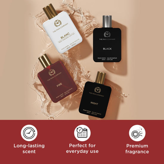 Perfume Gift Set for Man with a Travel Bag 4 X 50ml